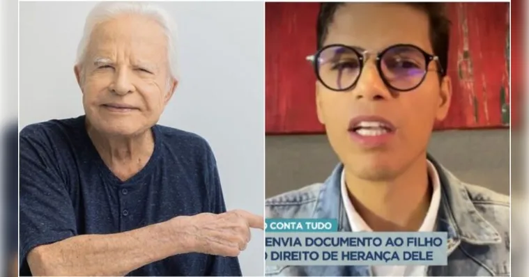 Imagem ilustrativa da notícia Cid Moreira deserda filho e diz que foi um erro adotá-lo