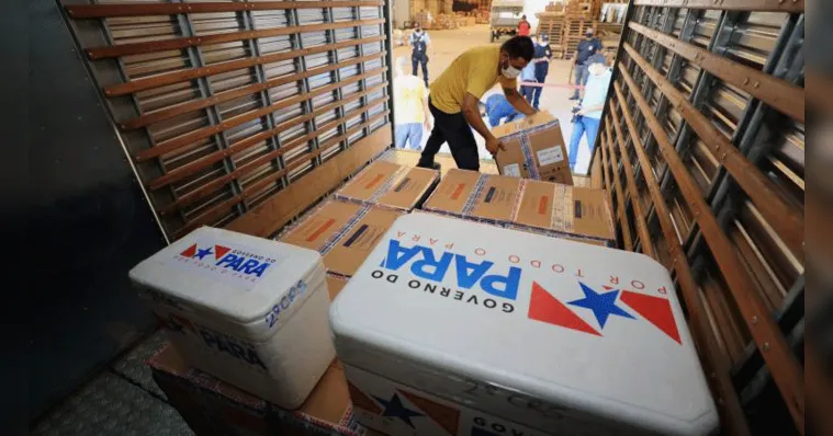 Imagem ilustrativa da notícia Mais de 97 mil doses de vacinas da Pfizer chegam no Pará
