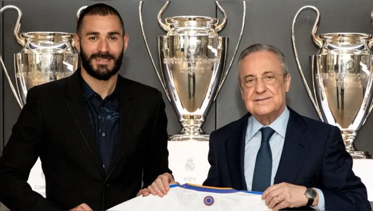 Imagem ilustrativa da notícia Vídeo: artilheiro renova contrato com o Real Madrid