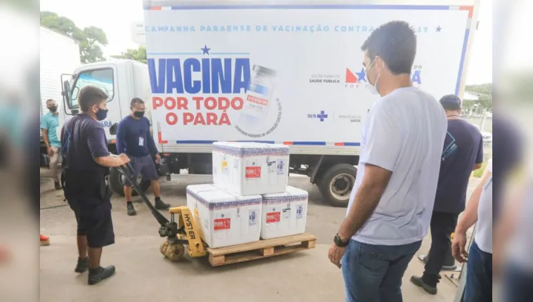 Imagem ilustrativa da notícia Pará recebe 1° lote das doses de vacina previstas para hoje 