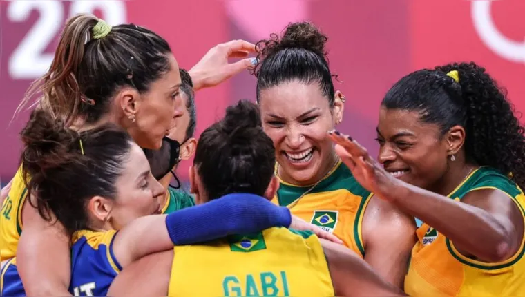 Imagem ilustrativa da notícia Brasil vence Comitê Russo e é semifinalista no vôlei