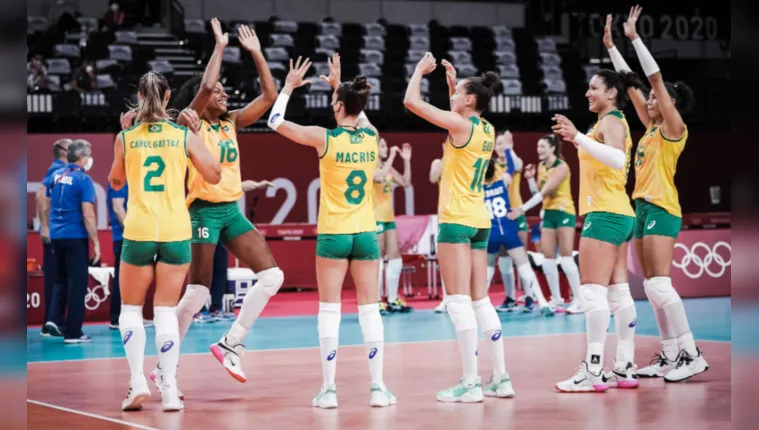Imagem ilustrativa da notícia Seleção de vôlei feminino vence Coreia do Sul na estreia