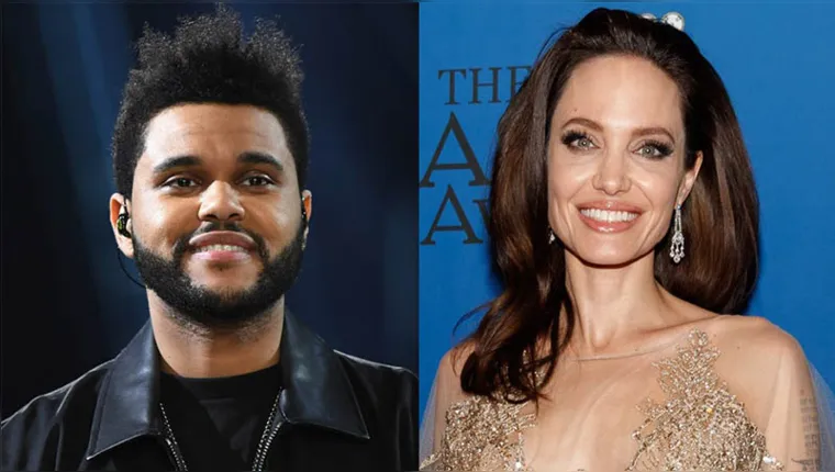 Imagem ilustrativa da notícia Angelina
Jolie e The Weeknd são flagrados juntos em jantar