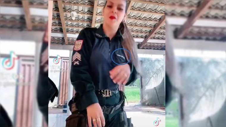 Imagem ilustrativa da notícia Mulher fardada dançando no TikTok pode não ser PM