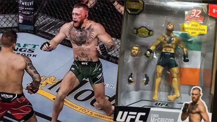 Imagem ilustrativa da notícia Brinquedo de McGregor com "pé quebrado" viraliza na web