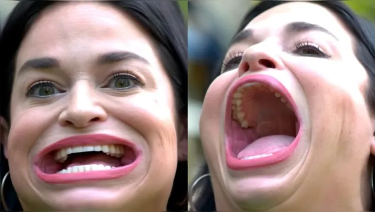 Imagem ilustrativa da notícia Guinness: mulher bate recorde de maior boca do mundo