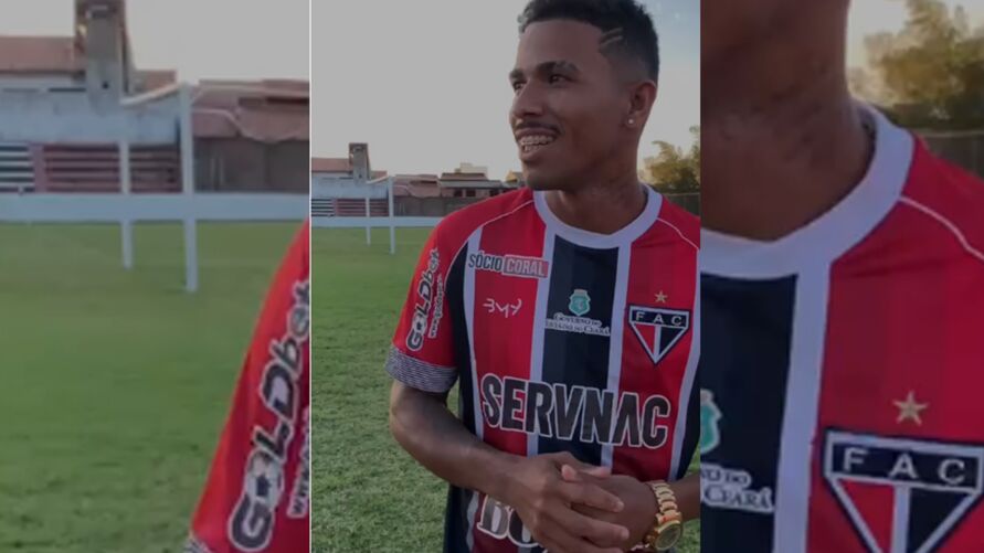Dioguinho em sua chegada ao Ferrão.