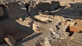 Escavações em Yavne, cidade no sul de Israel