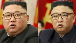 O antes e depois de Kim Jong-un