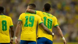Raphinha e Neymar deram show