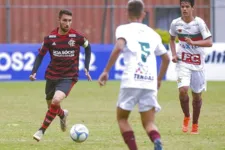 Henrique Lordelo quando atuava pelo Flamengo