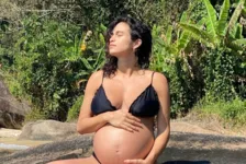 Nanda Costa espera suas primeiras filhas.