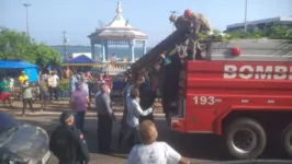 Um cortejo feito por pontos da cidade em um carro do Corpo de Bombeiros também foi realizado.