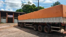 A carga apreendida veio de Senador José Porfírio, no Pará, com destino à cidade mineira de Sete Lagoas