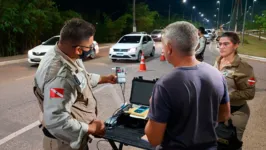 Blitz foi realizada na entrada da Marabá Pioneira