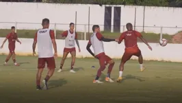 A equipe fez trabalho técnico em seu centro de treinamento