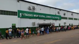 Movimentação aos arredores do estádio Zinho OLiveira estão intensas nesta sexta (3)