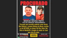Márcio Sousa Pinto, o “Márcio Vaqueirinho” é acusado de ser o pistoleiro que atirou contra mãe e filha em Marabá
