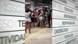 Um vídeo que circula nas redes sociais mostra adolescentes passando mal ao esperarem para serem imunizados contra covid-19,