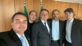 O presidente e os quatro filhos