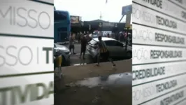 Torcedores do Castanhal brigam durante partida em que a equipe é derrotada para o Moto Clube-MA, na Série D.