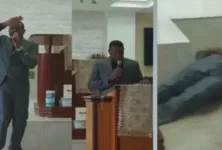 Vídeo mostra momento em que pasto morre no altar, enquanto pregava
