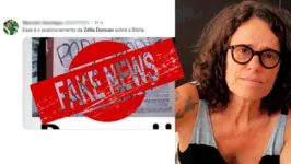 Zélia Duncan é alvo de fake news e recebe ameaças nas redes sociais. 