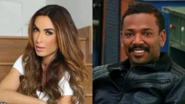 Imagem ilustrativa da notícia Nego do Borel aparece 'coladinho' com Nicole Bahls em balada