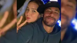 Neymar e a ex-naamorada Carol Dantas.