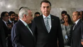 Ex-presidente Temer e Bolsonaro