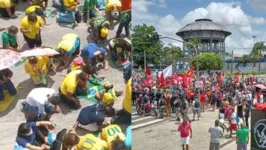 Imagem ilustrativa da notícia Bolsonaristas oram; Grito dos Excluídos chega em São Brás