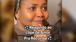 Vídeo-react foi compartilhado pela artista nas redes sociais