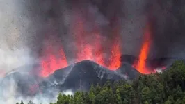 Vulcão de Cumbre Vieja entrou em erupção em setembro desse ano