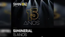 Imagem ilustrativa da notícia Simineral ON celebra 15 anos com programação especial 