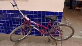 Bicicleta que o acusado presenteou a namorada 
