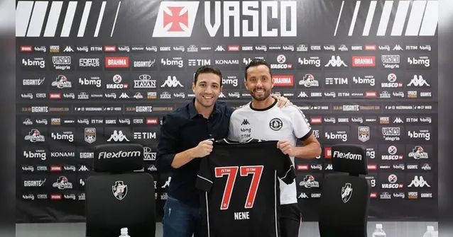 Imagem ilustrativa da notícia Vídeo: meia Nenê se apresenta para jogar pelo Vasco
