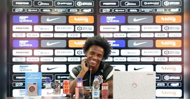 Imagem ilustrativa da notícia Vídeo: Willian revela ansiedade por estreia no Corinthians