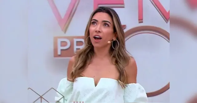 Imagem ilustrativa da notícia Patrícia Abravanel fica sem reação após protesto ao vivo