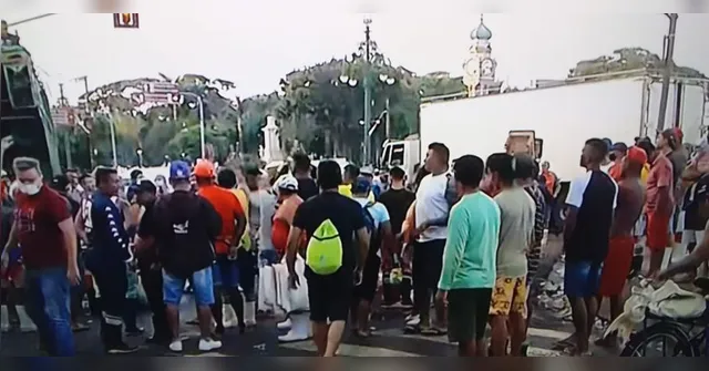 Imagem ilustrativa da notícia Trânsito é liberado no Ver-o-Peso após manifestação
