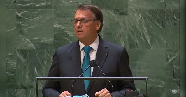Imagem ilustrativa da notícia Bolsonaro defende tratamento precoce contra covid na ONU