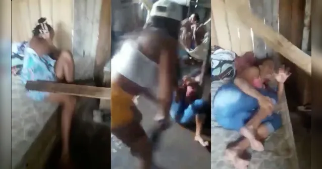 Imagem ilustrativa da notícia Vídeo: mulheres fazem "casinha" para amantes de maridos