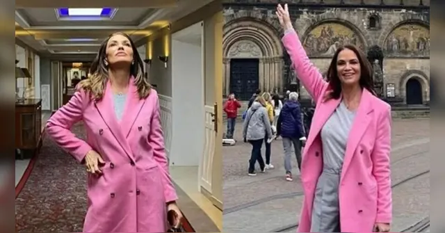 Imagem ilustrativa da notícia Janela e rua torta escancaram edição em foto de Luiza Brunet
