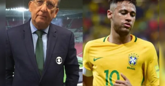 Imagem ilustrativa da notícia Neymar curte publicação sobre falsidade de Galvão Bueno