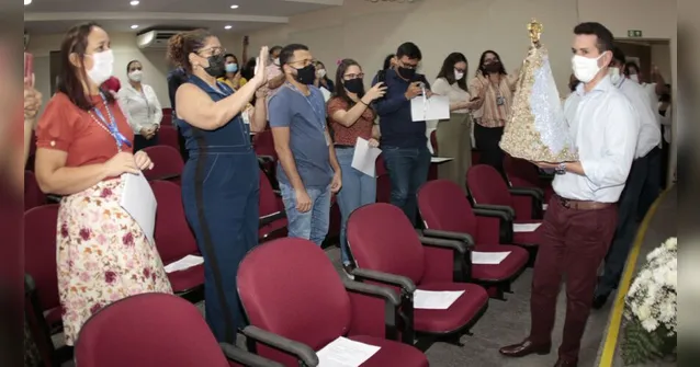 Imagem ilustrativa da notícia Grupo RBA recebe imagem de Nossa Senhora de Nazaré