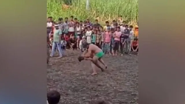 Imagem ilustrativa da notícia Vídeo: jovem mata adversário em luta livre
