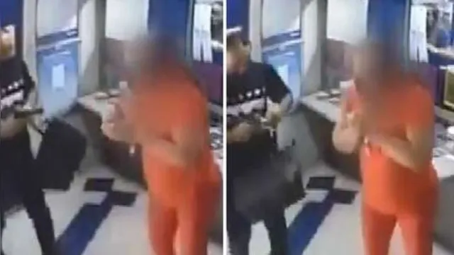Imagem ilustrativa da notícia Vídeo: bandido rouba cliente dentro de lotérica em Belém