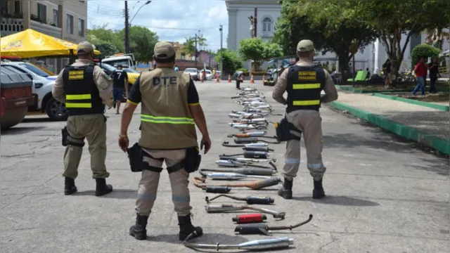 Imagem ilustrativa da notícia Escapamentos esportivos são destruídos em Bragança