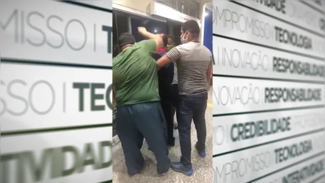 Imagem ilustrativa da notícia Homens saem no soco na estação do BRT de São Brás