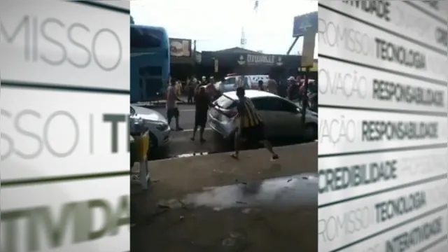 Imagem ilustrativa da notícia Vídeo: torcedores do Castanhal brigam após desclassificação