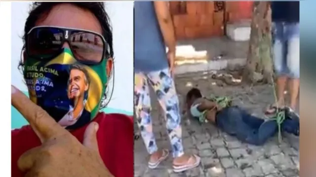Imagem ilustrativa da notícia Vídeo: empresário espanca e amarra quilombola na rua